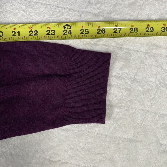 Banana Republic Premium Luxe Yarn Sweater Maroon V-Neck Classic Men's Sz XL NWT - Picture 6 of 7